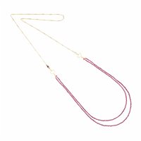 Necklace Maman et Sophie Woman in Silver Rubino CLRBN2